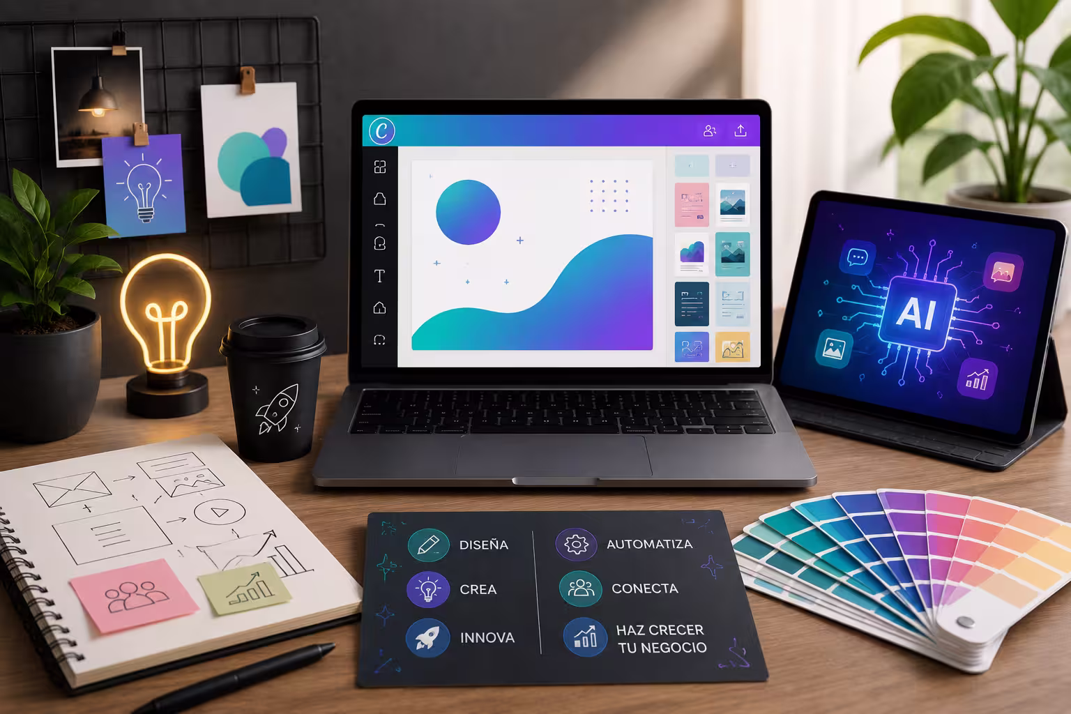 Diseño Aplicado: Canva y el Poder de la IA para Emprendedores (miPYMES y PYMES)